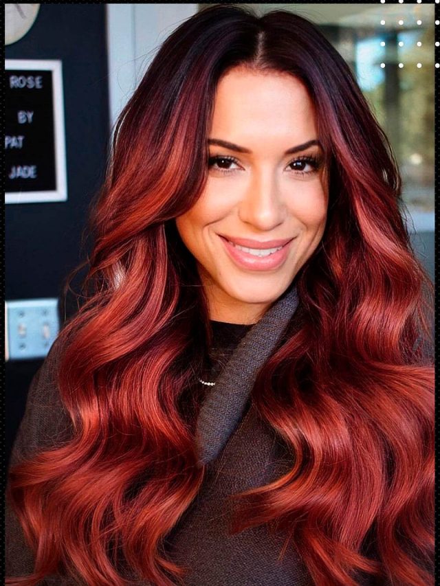 Veja por que as Famosas Estão Aderindo o Cabelo Ruivo Escuro