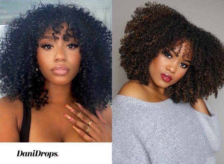 curly hair with bangs 01 1 - Female Curly Haircut 2023 - See more than 80 inspirations and models of curly haircuts Curly Hair With Fringe