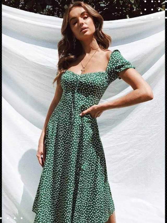 Tendência de Vestido Midi que estão bombando este ano