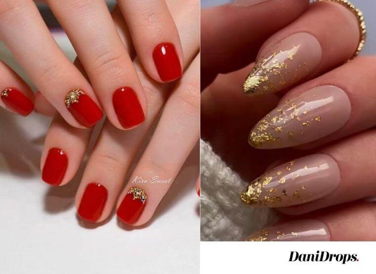 nail art  Natale 2023 1. La tendenza delle unghie decorate per Natale 2023