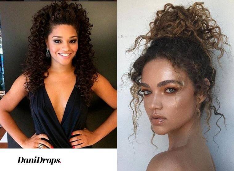 Image of Curly hair long hairstyle trend 2023