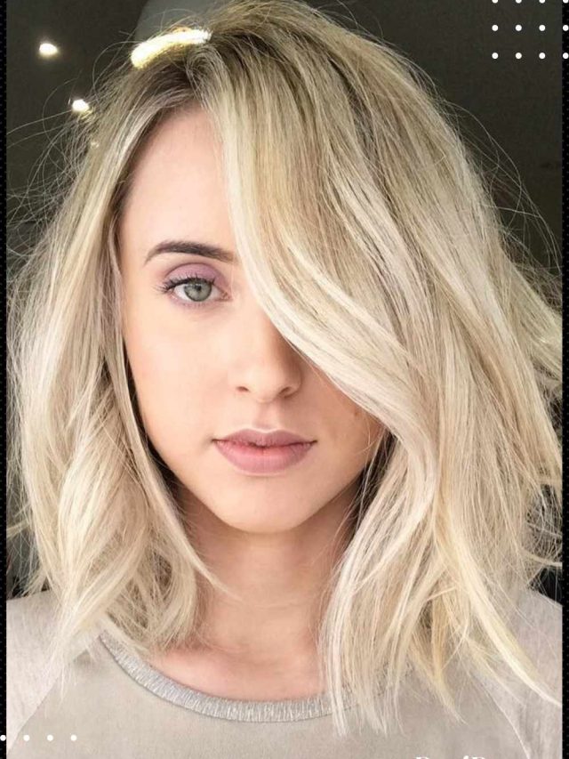 Medium haircuts for blondes with thin hair