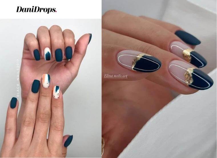 Las 100+ mejores diseños de uñas azules claro .vn