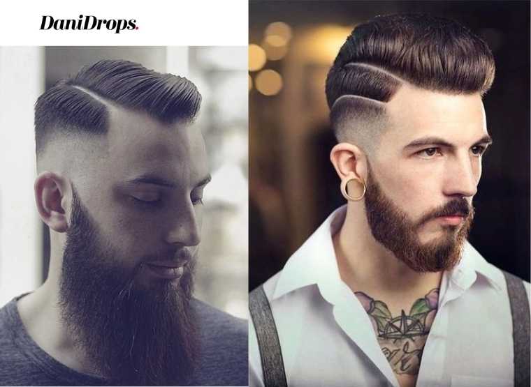 Cortes de cabelo Masculino para 2022: Principais Tendências: Risco no cabelo  #49 the best barber 