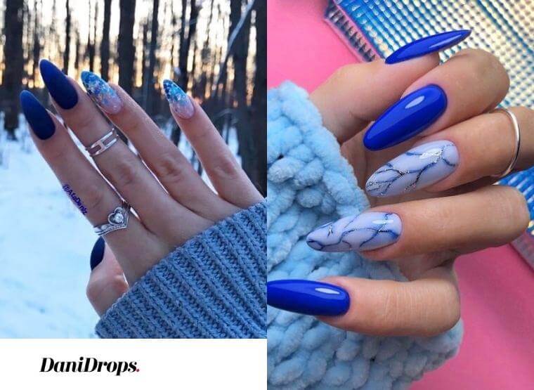 31 arte de uñas azul 2023 Uñas decoradas azul 2023