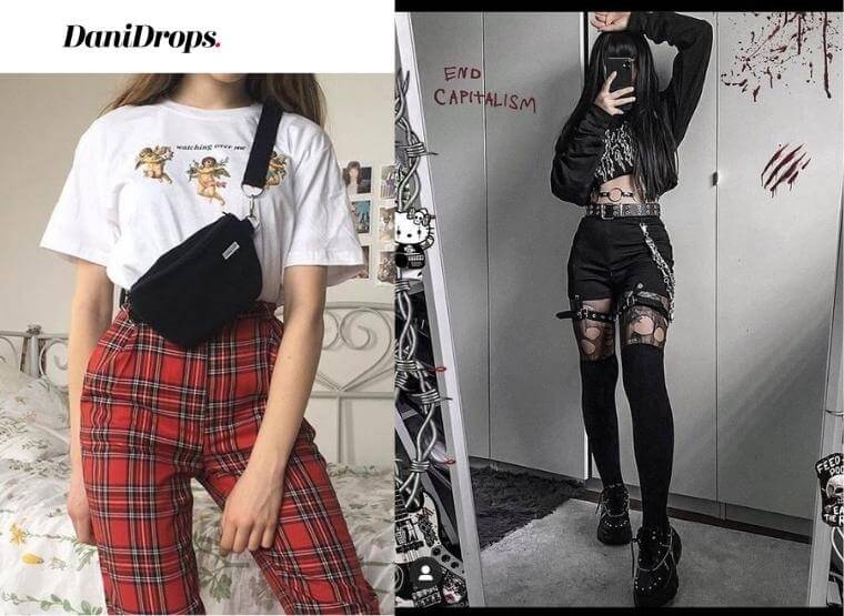 e-Girl Looks 2023 - See more than 80 e-Girl clothing trends that are  booming on tiktok and intagran
