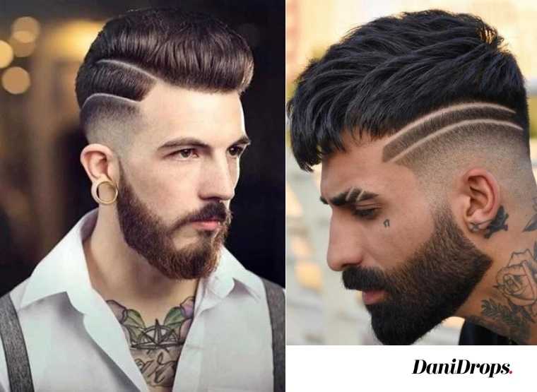 top 20 cortes de cabelo com risco masculino 2023 // 20 risky haircuts 2023  #hair #barber #corte 