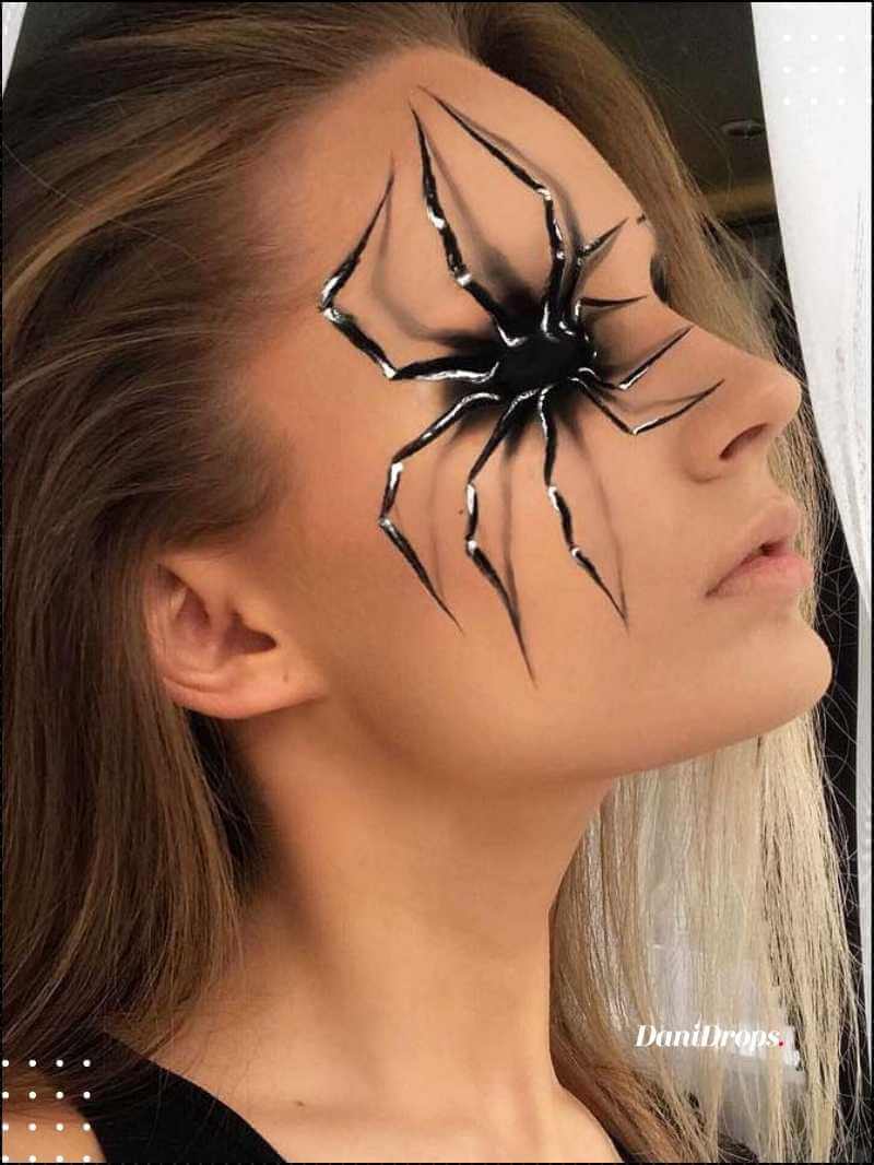 Guardalo para inspirarte este Halloween💗🕷 #halloweenmakeup #hallowee