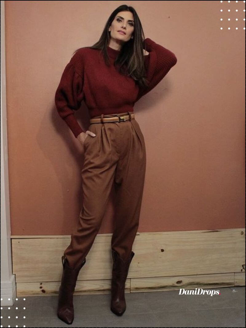 Brown Pants Outfit Ideas