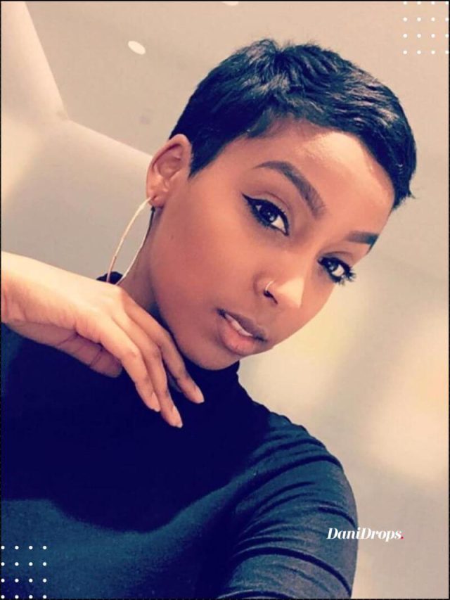 Pixie Cut: A bold haircut that highlights the uniqueness and style of black women