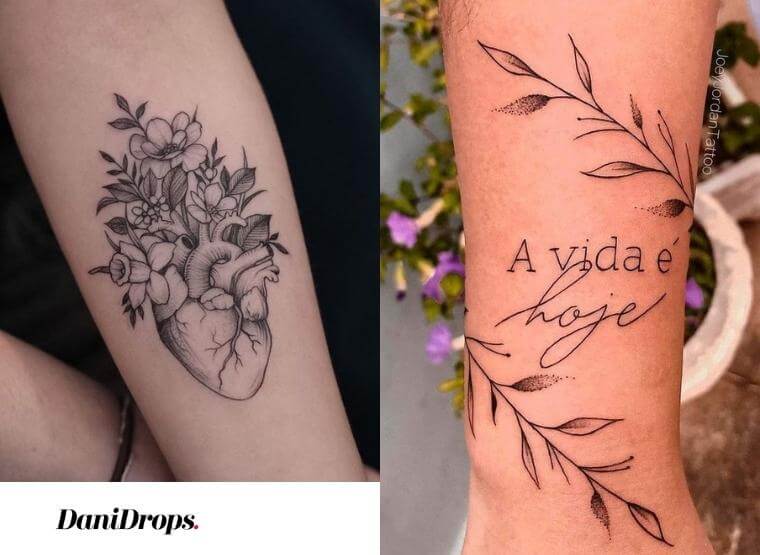 Tatuagem feminina delicada em 2023  Tatuagem na mão, Tatuagens femininas  delicadas, Tatuagem