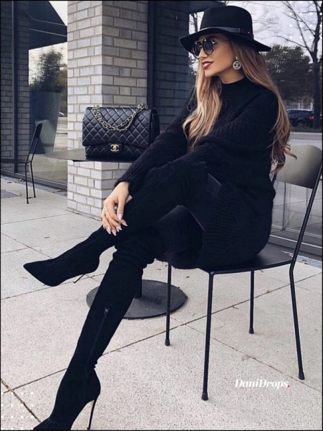 Totally Black Looks – La elegancia del estilo total black