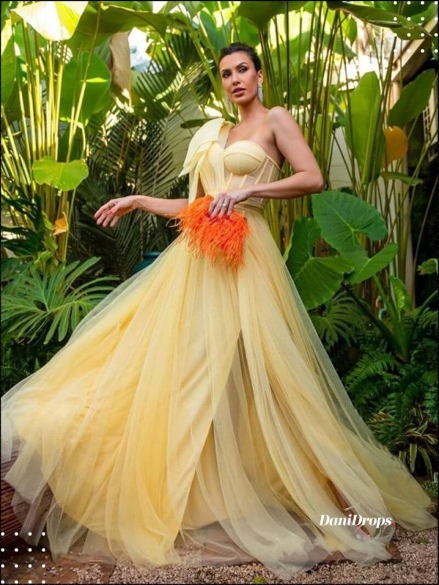 Vestido de madrina – 10 vestidos amarillos más codiciados