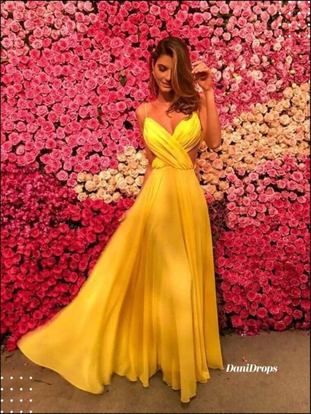 Vestido de dama de honor amarillo: el tono que se convirtió en la opción más popular