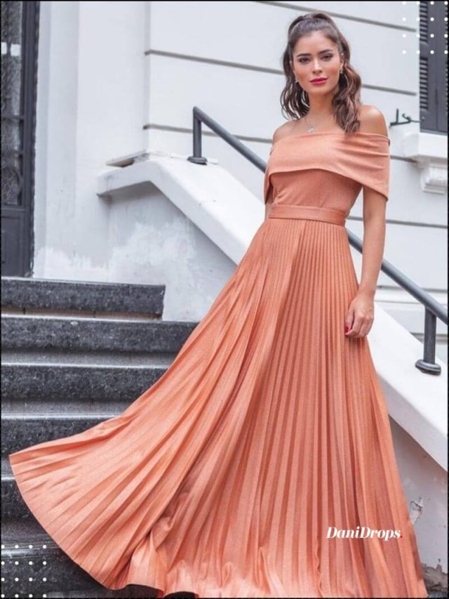 Robe Demoiselle d'Honneur Terracotta – Voir 10 modèles longs