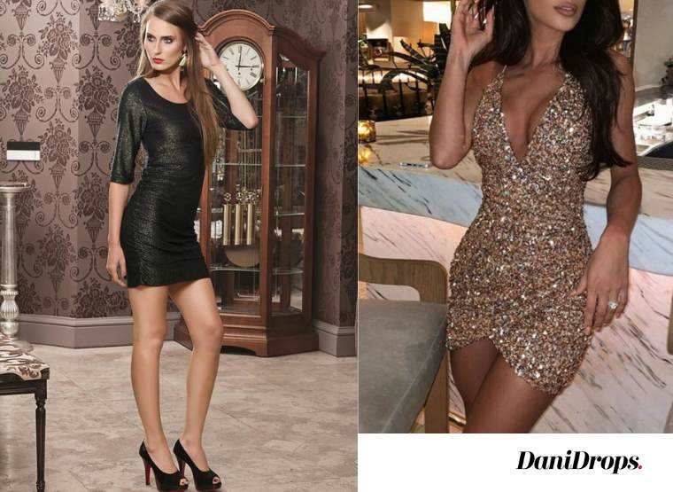 Dress with Glitter 2023 - Mira más de 80 modelos de largos, medianos y cortos glitter