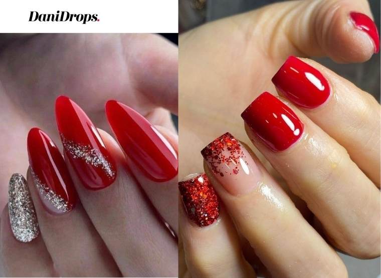Red Decorated Nail 2023 - See here more than 80 models of red nail art to  be inspired