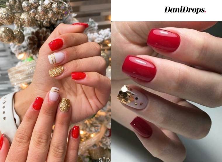 Red Decorated Nail 2023