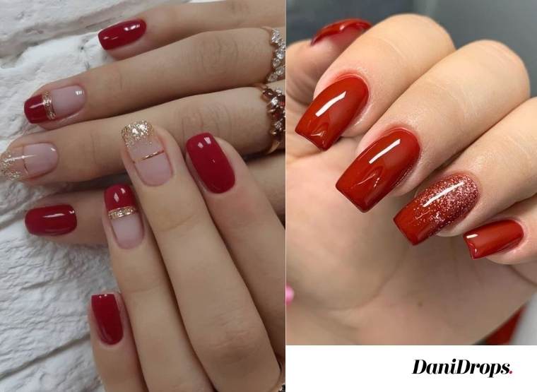 Red Decorated Nail 2023 - Vea aquí más de 80 modelos de nail art rojos para  inspirarse