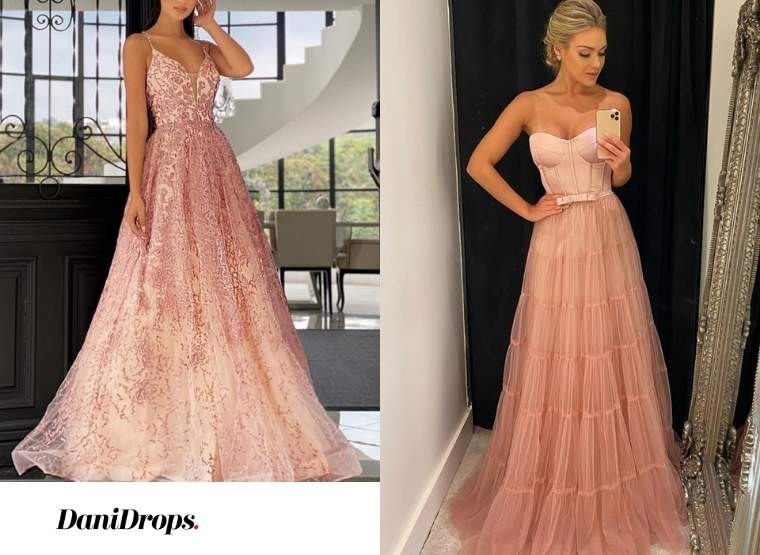 Vestido rosa de dama de honor 2023: vea más de 100 modelos de vestidos rosas