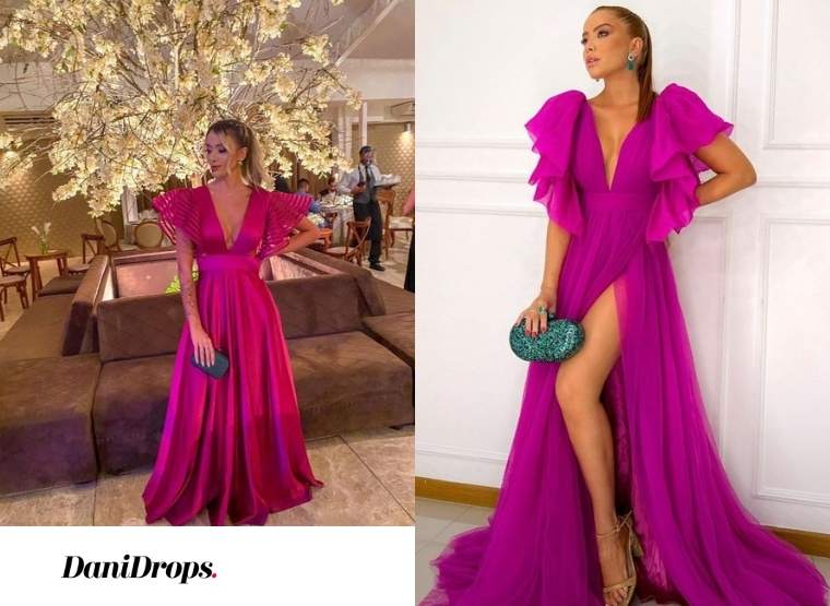Eloise Midi Dress - Halter Neck Pleated Dress in Grape | Showpo