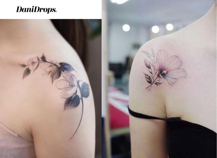 Tatuaje floral femenino 2023: vea más de 80 modelos de tatuajes florales  femeninos