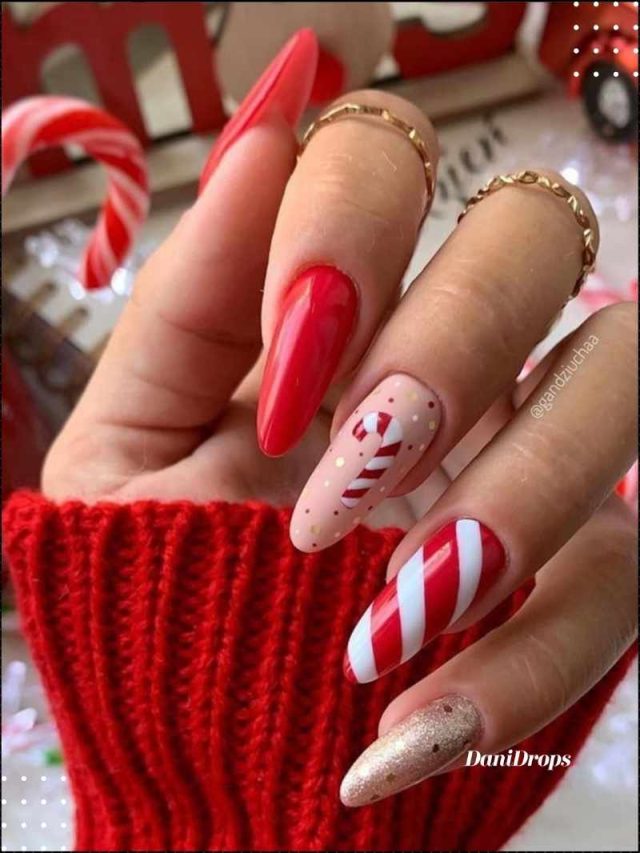 Decorated Nails for Christmas – How to make decorated nails for Christmas