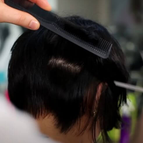 Taglio di capelli corto