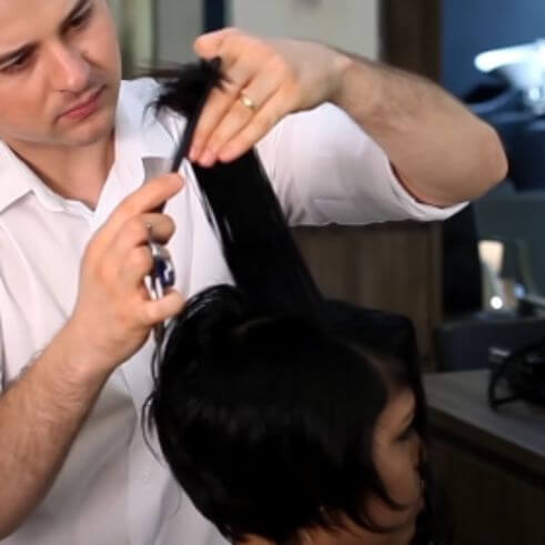 Taglio di capelli corto