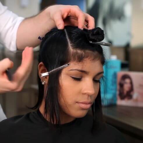 Taglio di capelli corto