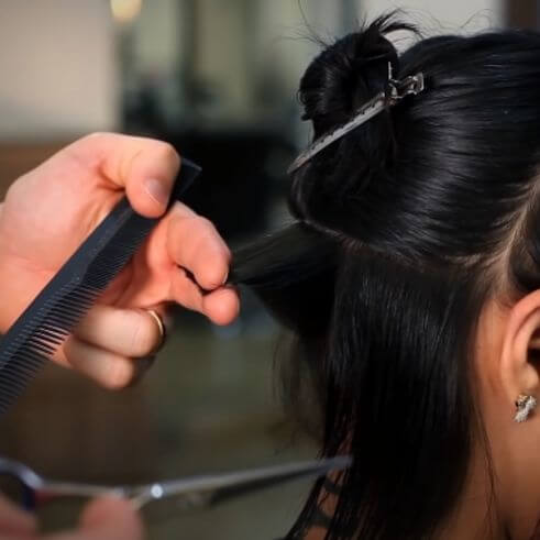 Taglio di capelli corto