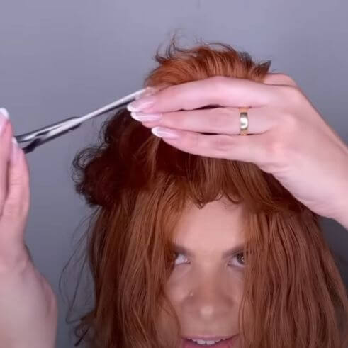 Cómo hacer el corte de pelo rizado shaggy