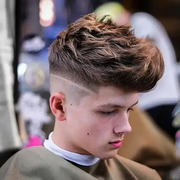 Fotos de corte de best sale cabelo masculino com risquinho