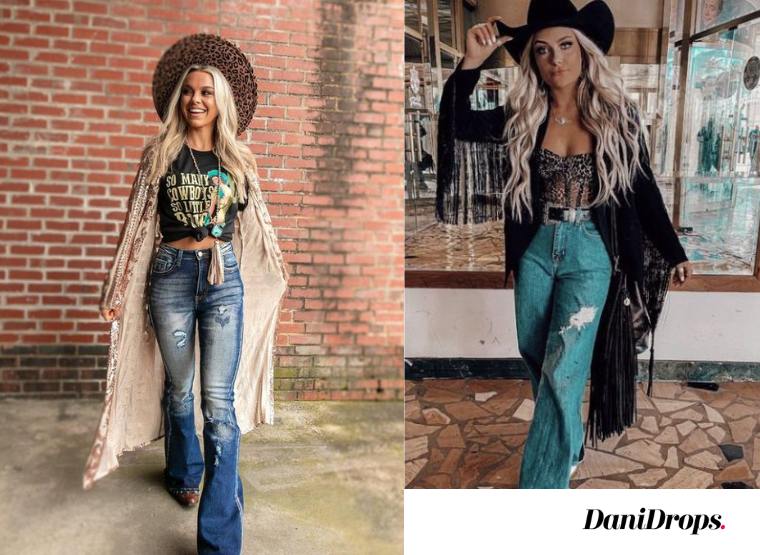 Modelo de moda - mujer joven estilo country: fotografía de stock