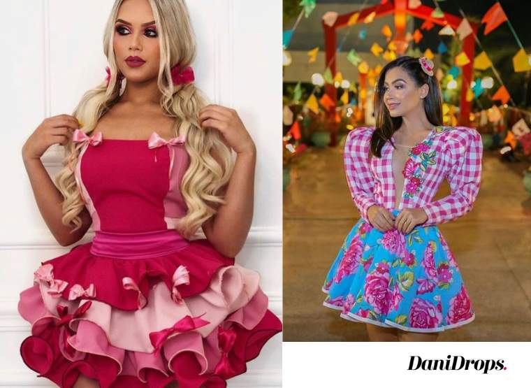 Tendência de Roupas para Festa Junina 2023 - Veja mais de 120 looks de festa  Junina para se inspirar