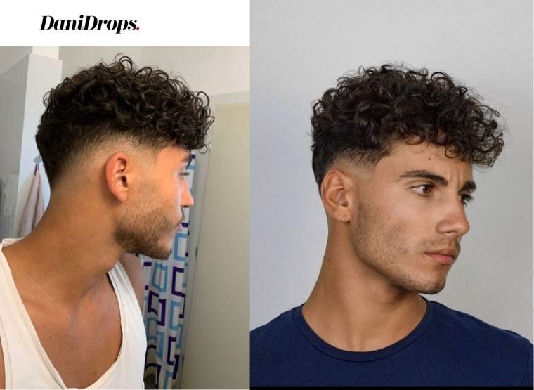 Corte de store cabelo masculino enrolado