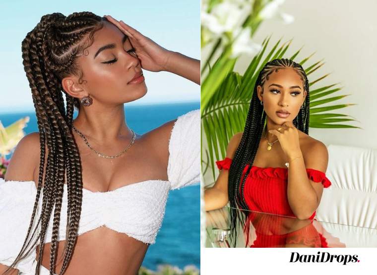 18 Capelli con trecce Treccia
