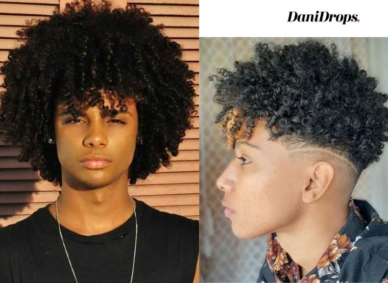 Corte de Cabelo Cacheado Masculino 2023 - Veja mais de 80 inspirações de corte  cacheado masculino