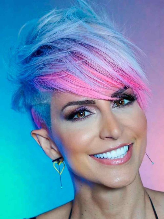 Colored Pixie Cut Hair: Try this trend full of attitude