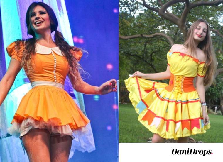 vestido de fiesta amarillo