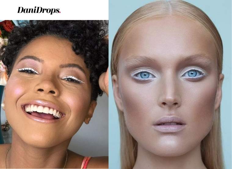 12 White eyeshadow with a sophisticated look Sophisticated white eyeshadow