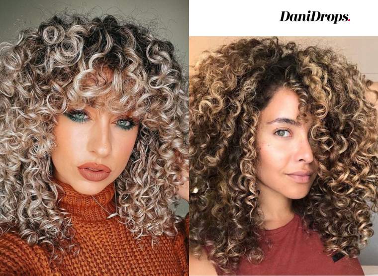 Size and Style in Curly Hair with Balayage