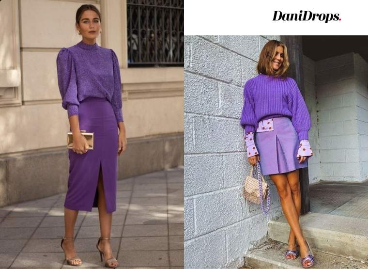 Aspetto viola 13 Ton Sur Ton look viola Ton Sur Ton