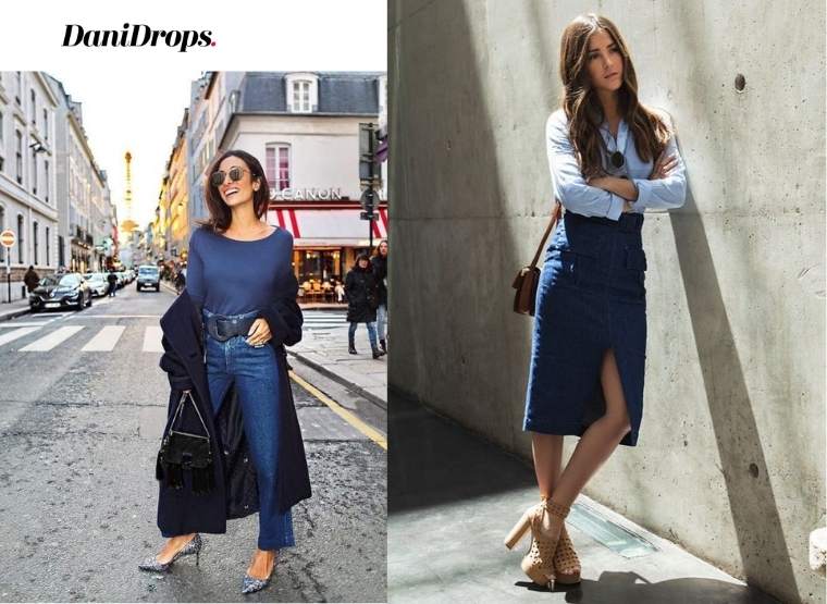 Aspetto blu 16 Ton Sur Ton look blu Ton Sur Ton