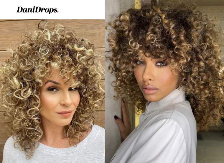 Charming Balayage Curly Hair