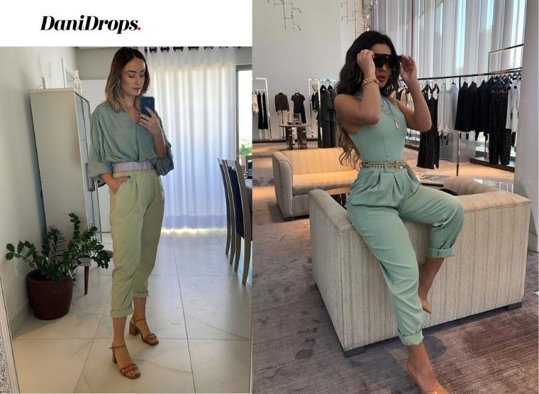 24 Look Ton Sur Ton verde menta look Ton Sur Ton verde menta