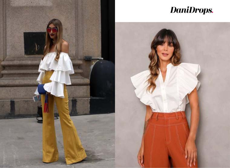 Tendencia de Blusa con Volantes 2023