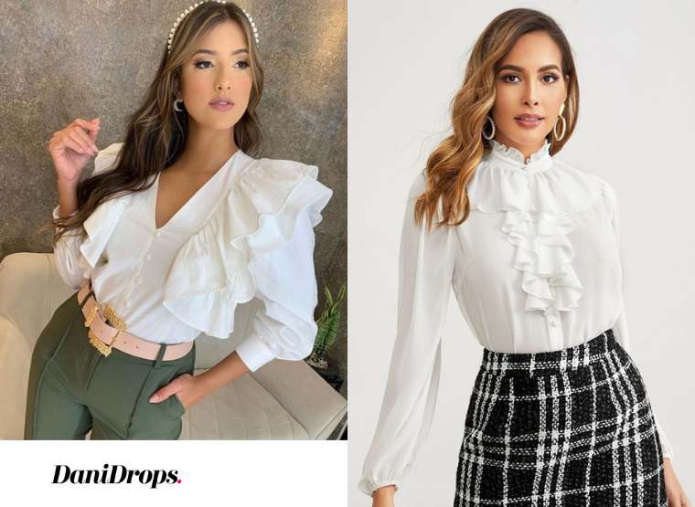 Ruffle Shirt Trend 2023 Expresa tu feminidad con estilo