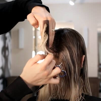 How to do a long bob haircut