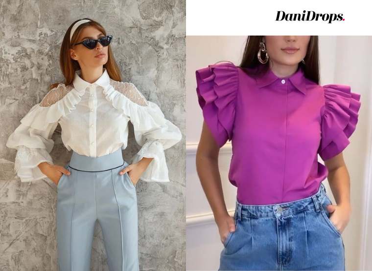 17 glamorous looks with ruffled shirts glamor in looks with ruffled shirts